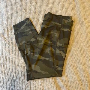 Athleta Camo Contender 7/8 Tight | High Rise Leggings